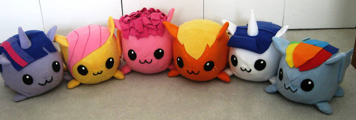 The Mane Six Plushies