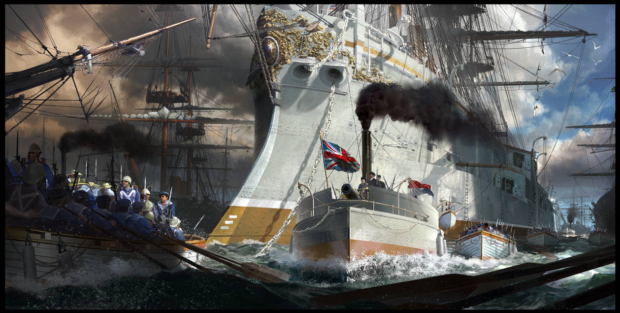 Стальная империя. HMS Alexandra 1875. Бомбардировка Александрии 1882.