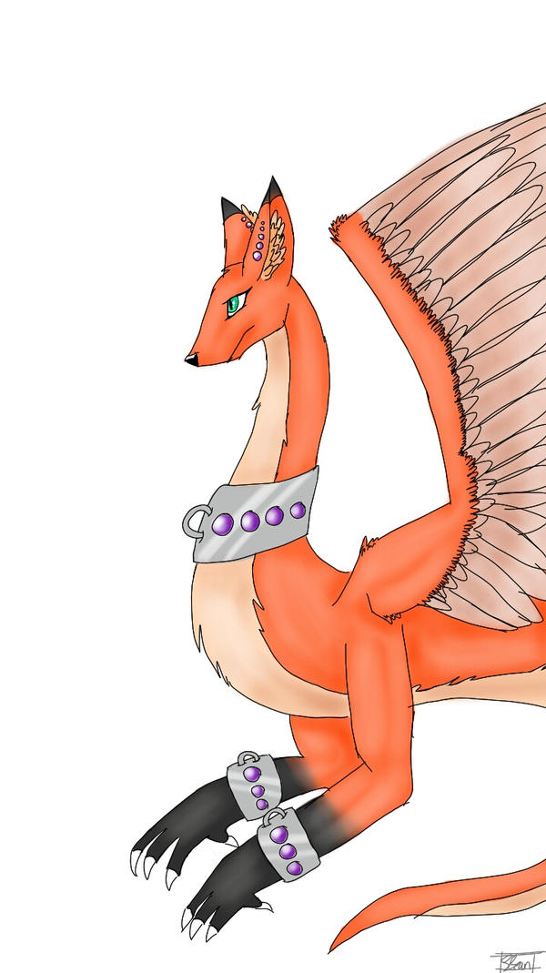 Fox Dragon Deviantart Fox-Dragon Mixture by XenaMoonstar on DeviantArt