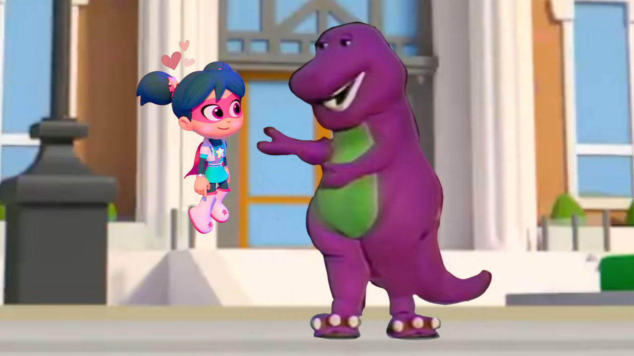 Barney thinks Starbeam is special by TheCreativeguy624 on DeviantArt