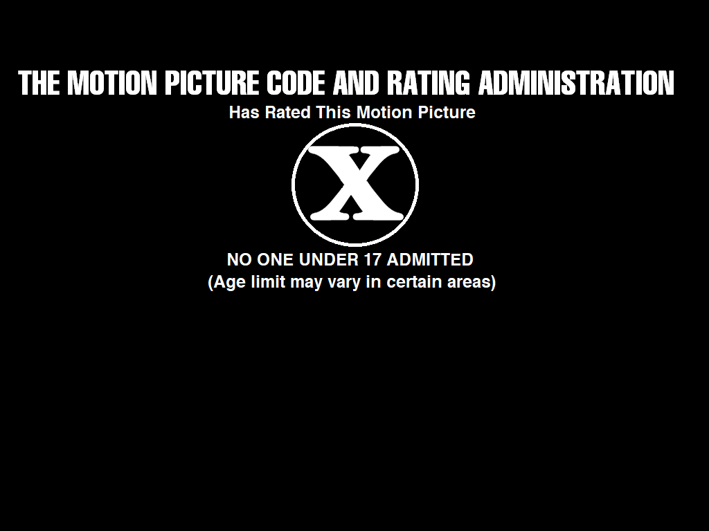 MPAA Rating Bumper Rated X Remake (1970-1971) by TheAnthonyCorp on  DeviantArt