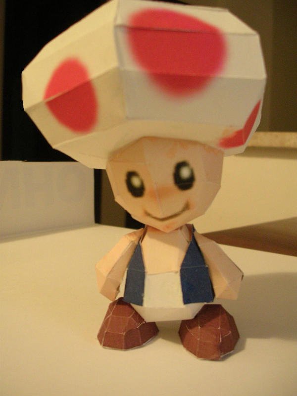 Toad Paperclip Toad Papercraft by Tiffyx on DeviantArt
