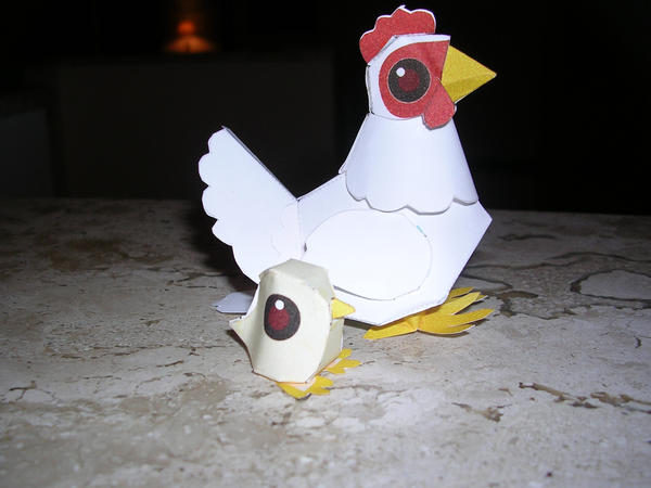 Chicken Papercraft by Tiffyx on DeviantArt