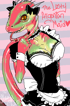 Lusty Argonain Maid - Oekaki