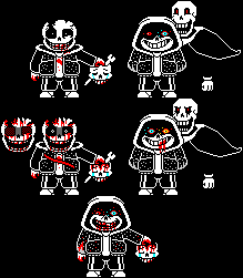 Hard mode sans 2 versions by slw1321 on DeviantArt