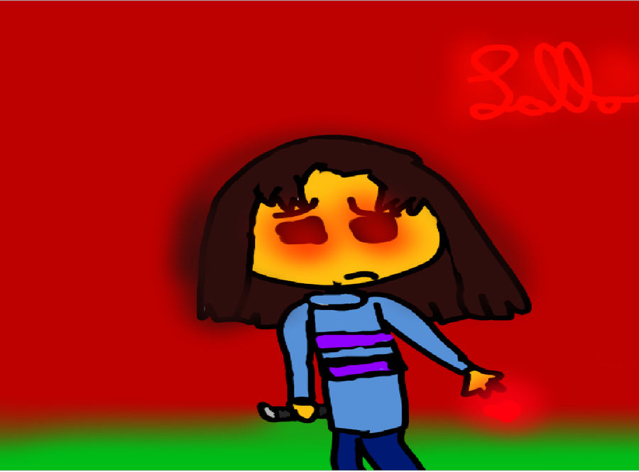 Frisk Getting Slaughtered Frisk Undertale (Genocide round) by Billie-Lolla on DeviantArt