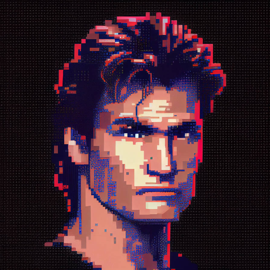 8 Bit Patrick Patrick Swayze 8 bit by AndreaPilotti on DeviantArt