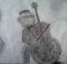 Froggy on the Cello