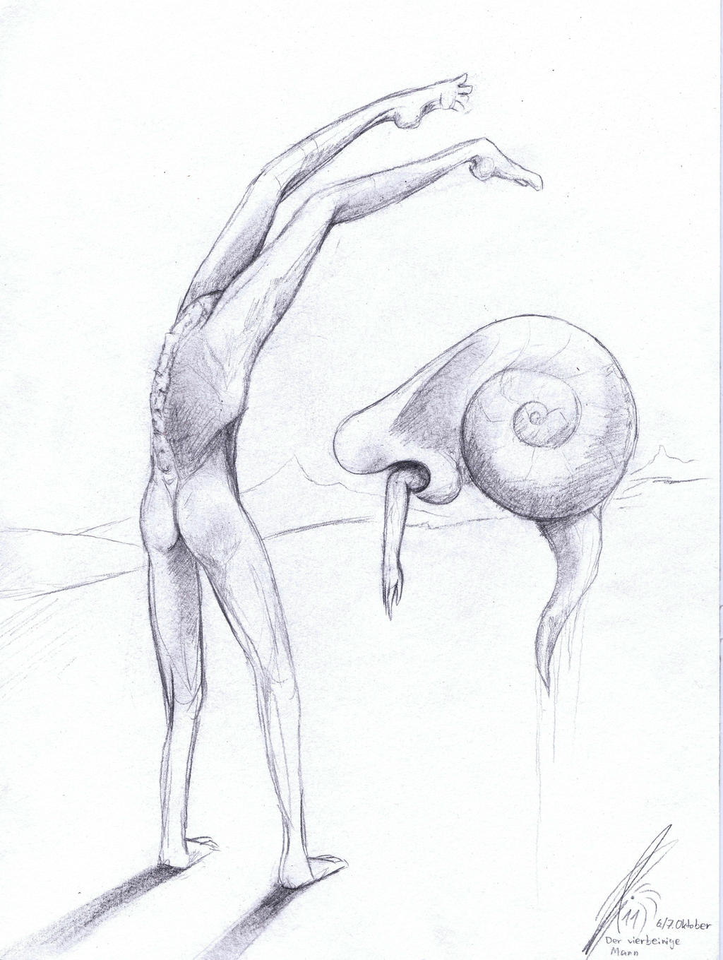 The fourlegged Man by Bruneburg
