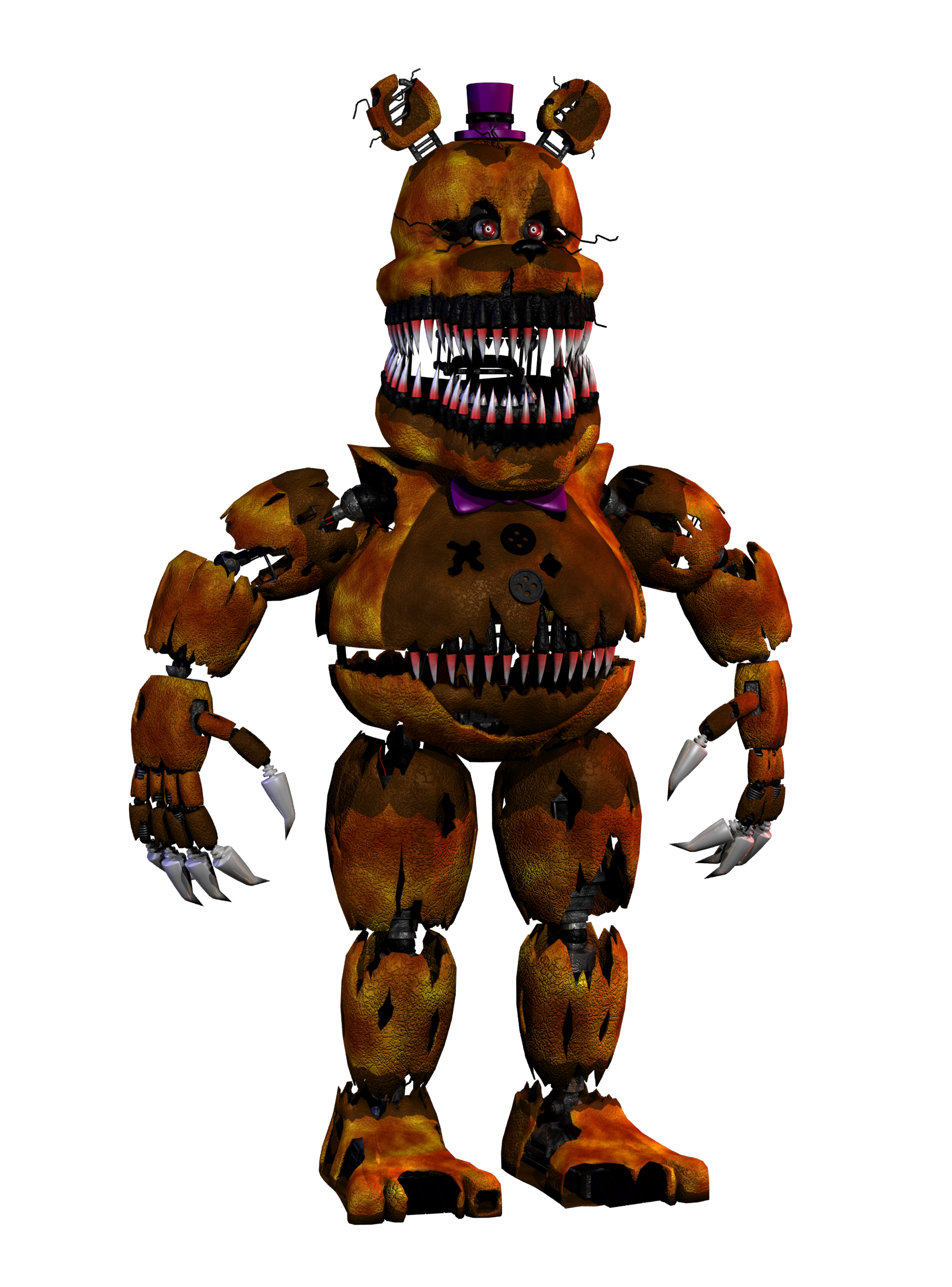 Nightmare Fredbear 2 finalizado - Desenho de pegasucosmicc - Gartic