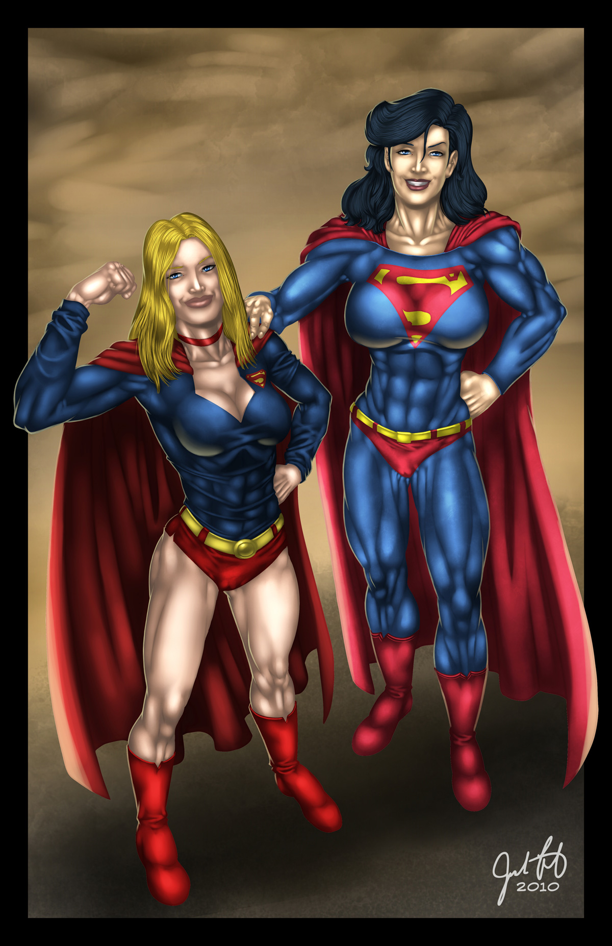 Superwoman and Supergirl