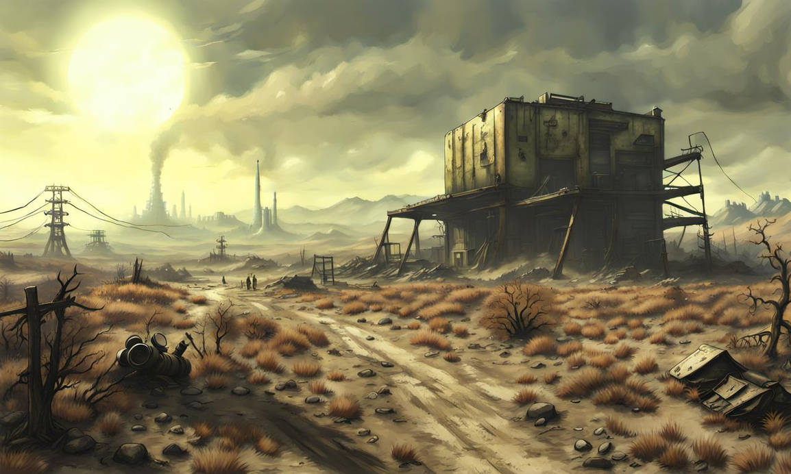 Fallout landscape by beardedoddity1 on DeviantArt