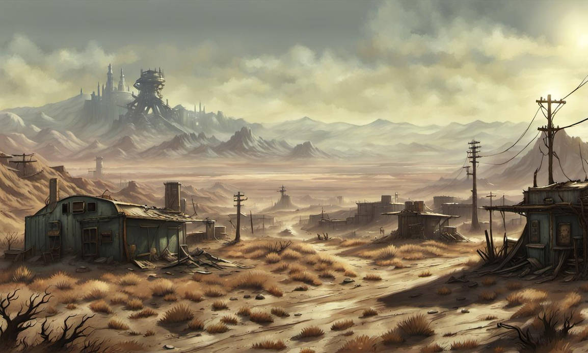 Fallout Landscape by beardedoddity1 on DeviantArt