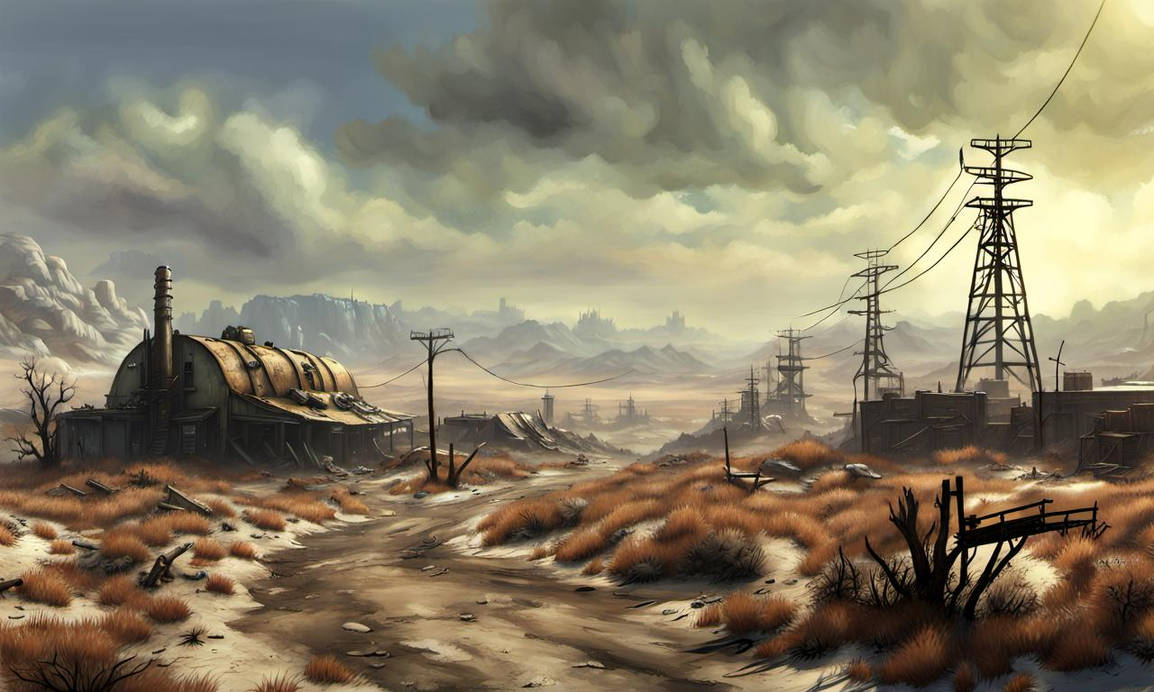 Fallout Landscape by beardedoddity1 on DeviantArt