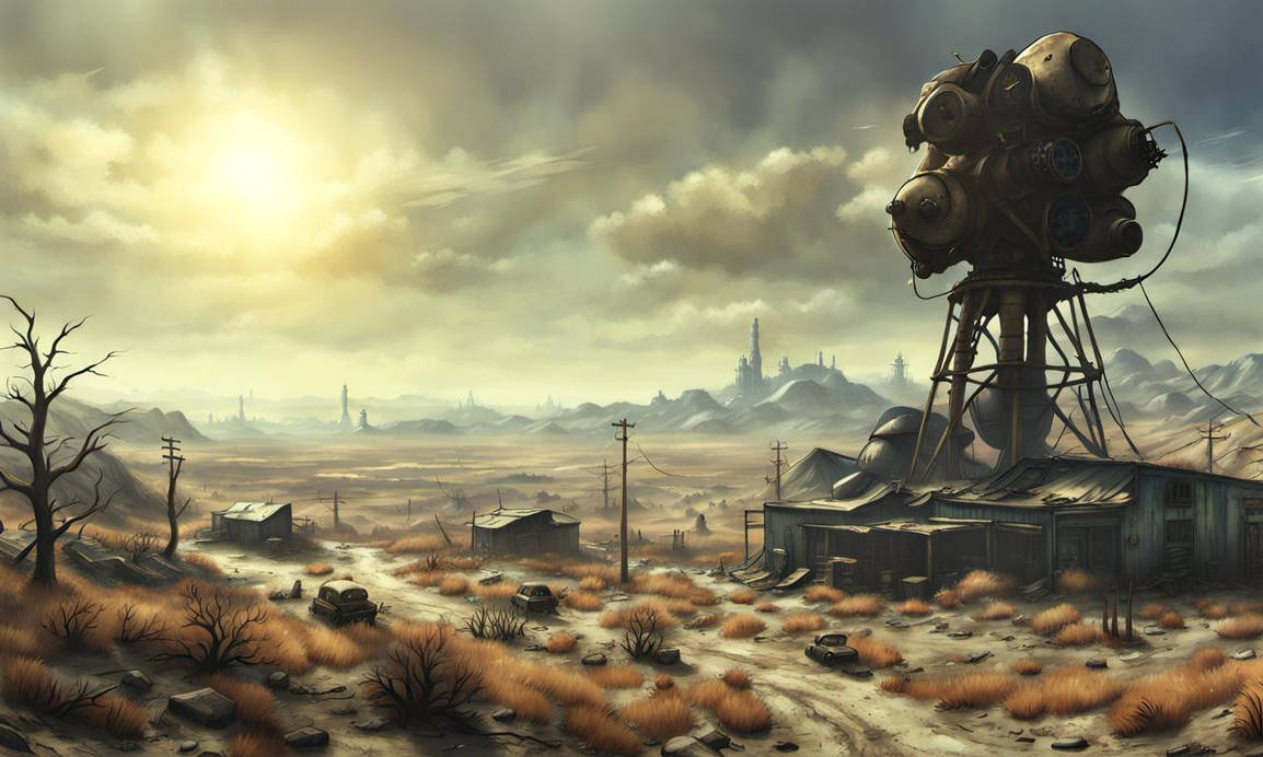 Fallout Landscape by beardedoddity1 on DeviantArt