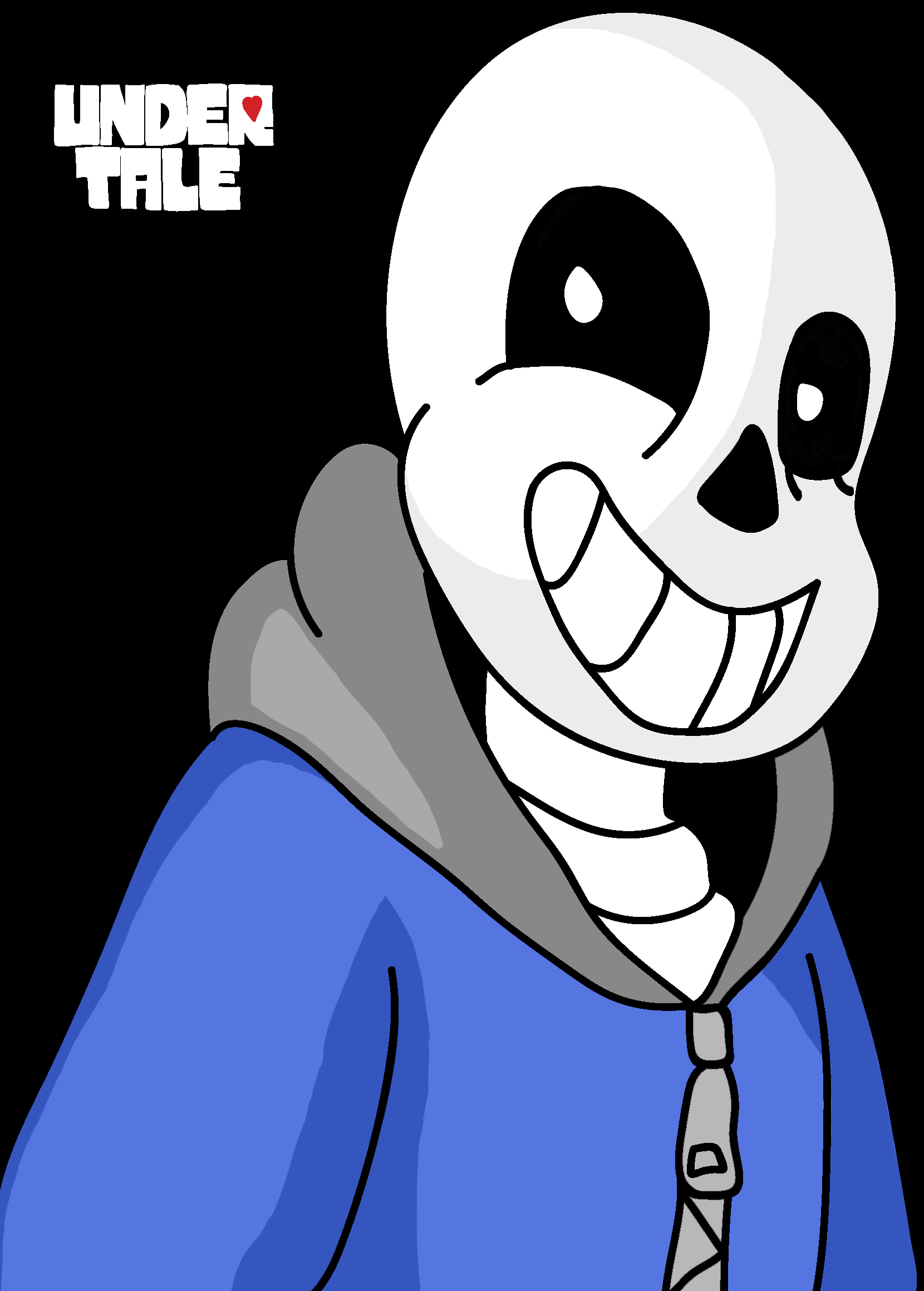 Undertale Sans (Vector re-work) by KnownAsKid on DeviantArt