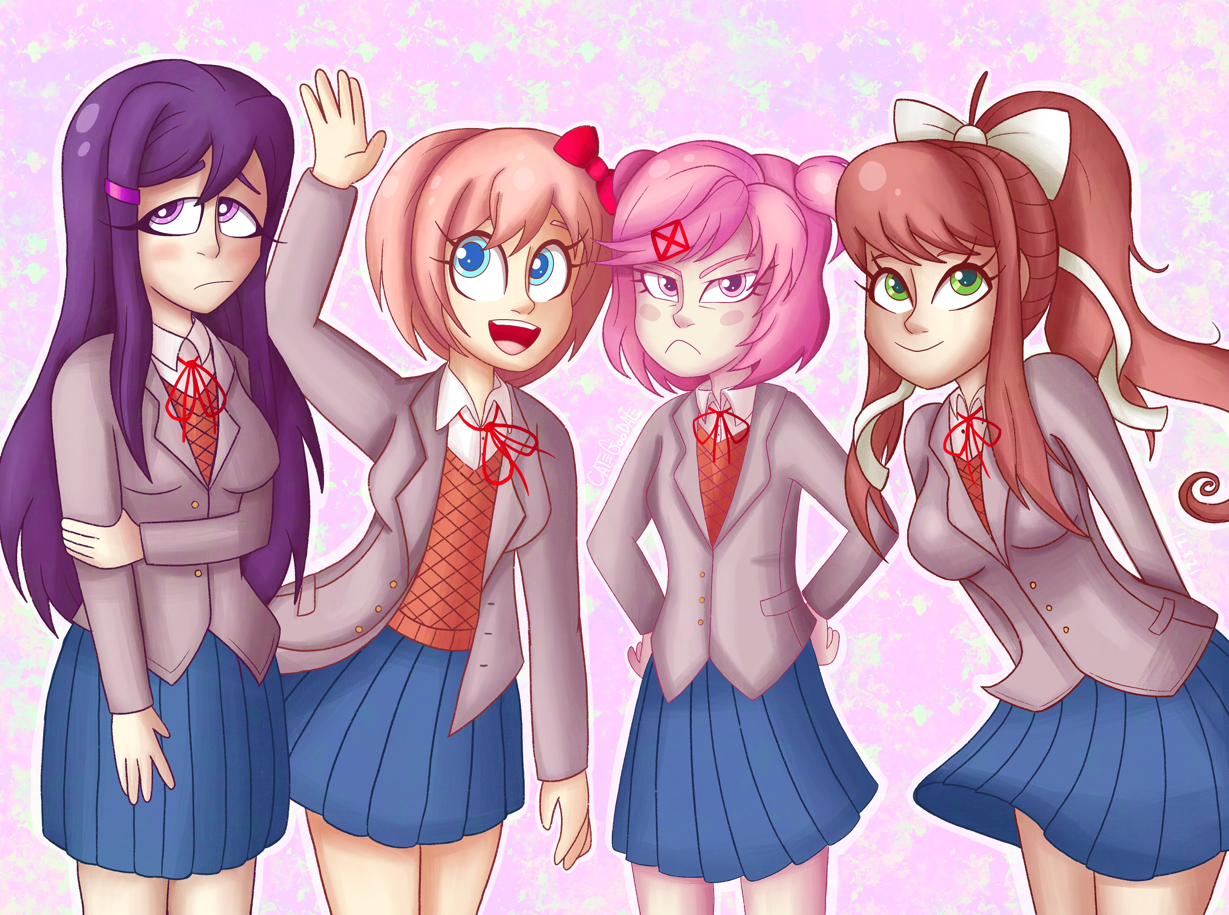 Doki Doki Literature Club by InsomniaQueen on DeviantArt