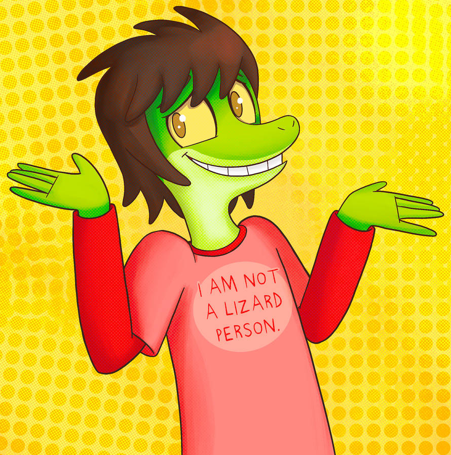 NOT a Lizard Person by InsomniaQueen on DeviantArt