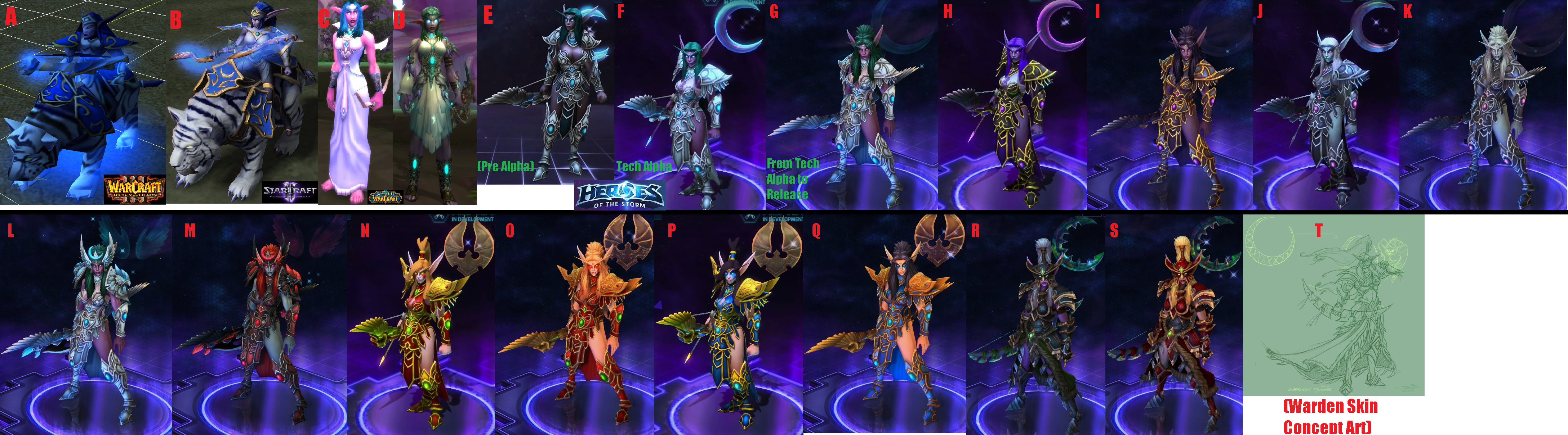 Heroes of the Storm Evolution of Tyrande