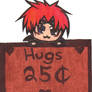 Chibi Reno Hugs 25 Cents