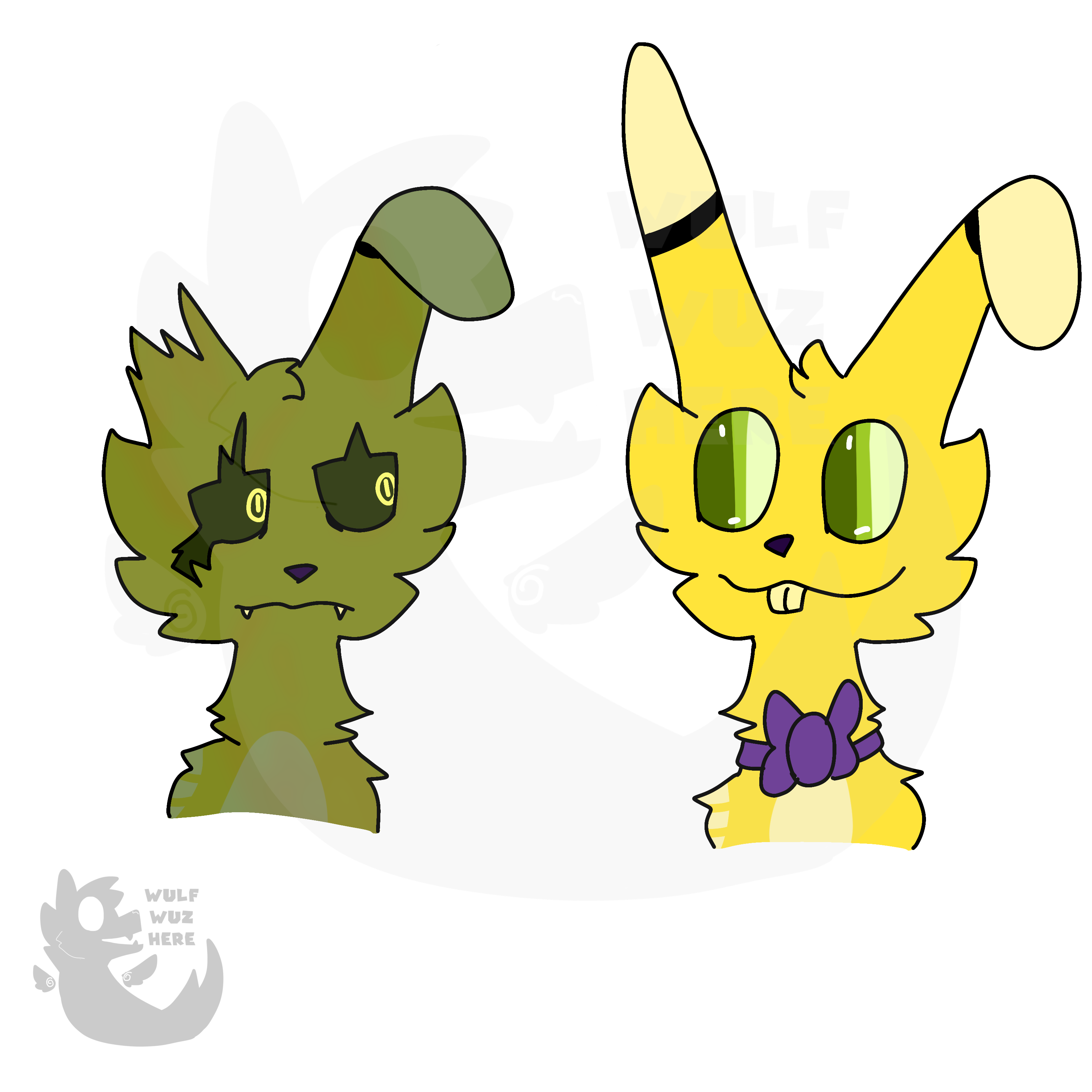 SpringTrap and SpringBonnie by WulfWuzHere on DeviantArt