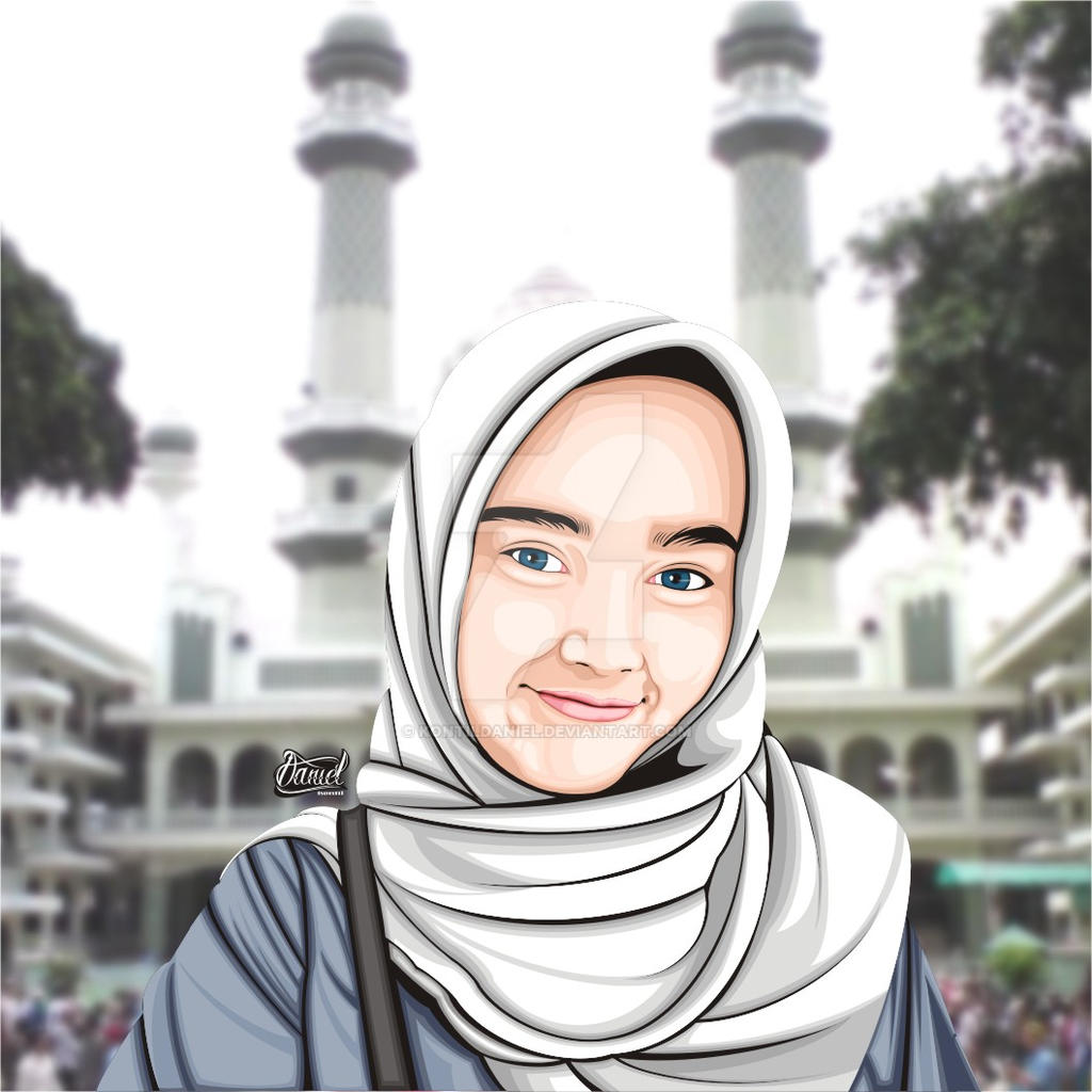 Hijab Girl Vector