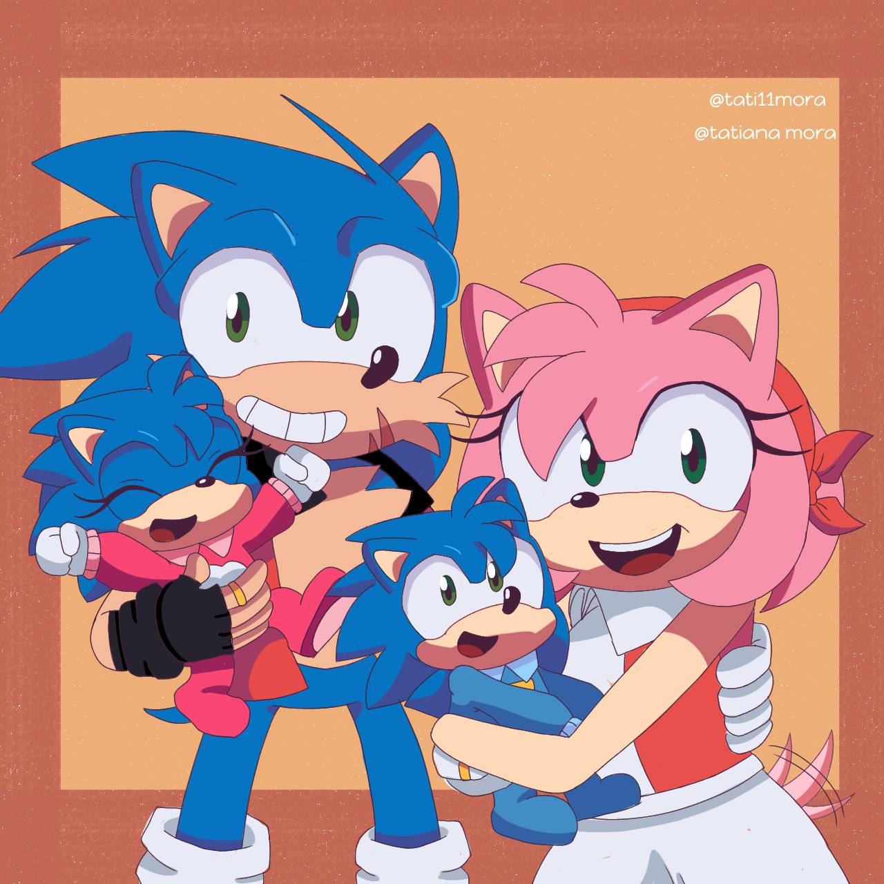 Sonamy Family by Sonikku1999 on DeviantArt