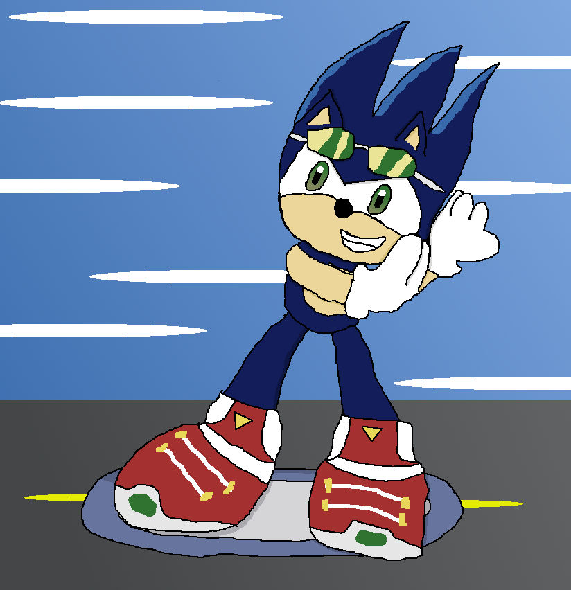 Riding Through with Sonic Speed by GamingChiliHedgehog on DeviantArt