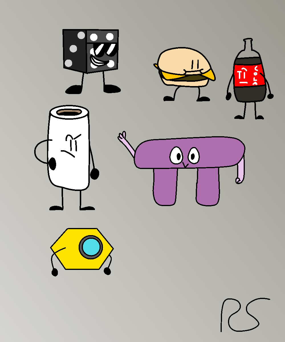 Random object show characters by PikaboyMOD2 on DeviantArt
