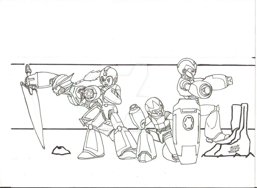 Drawing Reploids Reploids have all the fun by DCRocc73 on DeviantArt