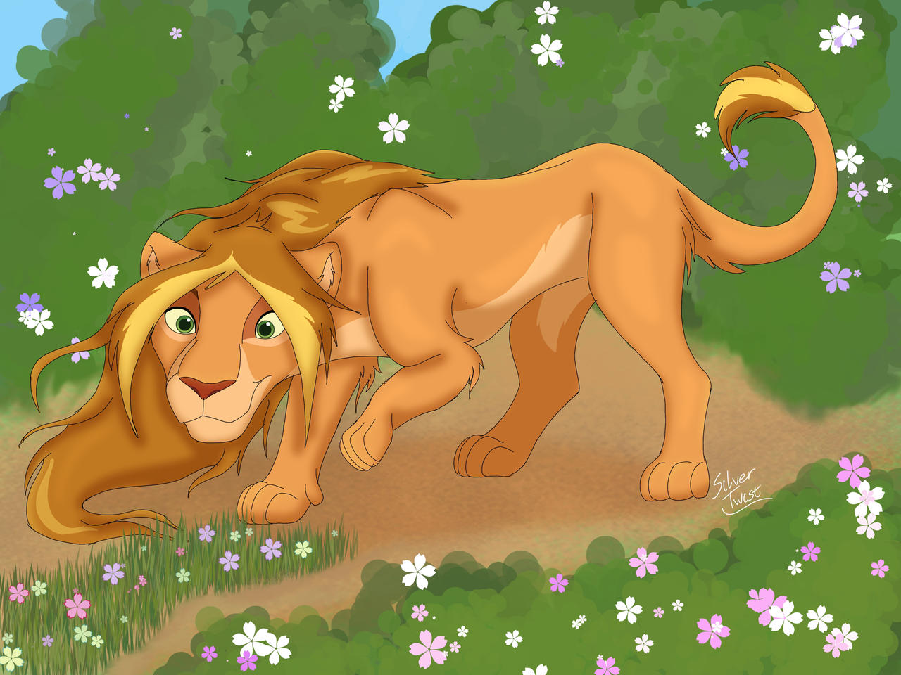 Lioness of nature