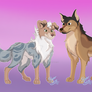 Burnet and Kukui doggos