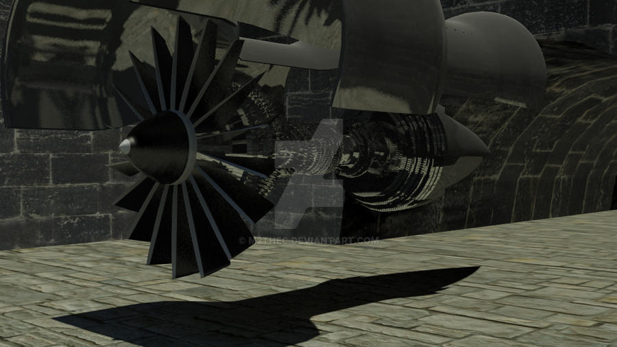 GEnx-2B Engine Model by m2thec on DeviantArt