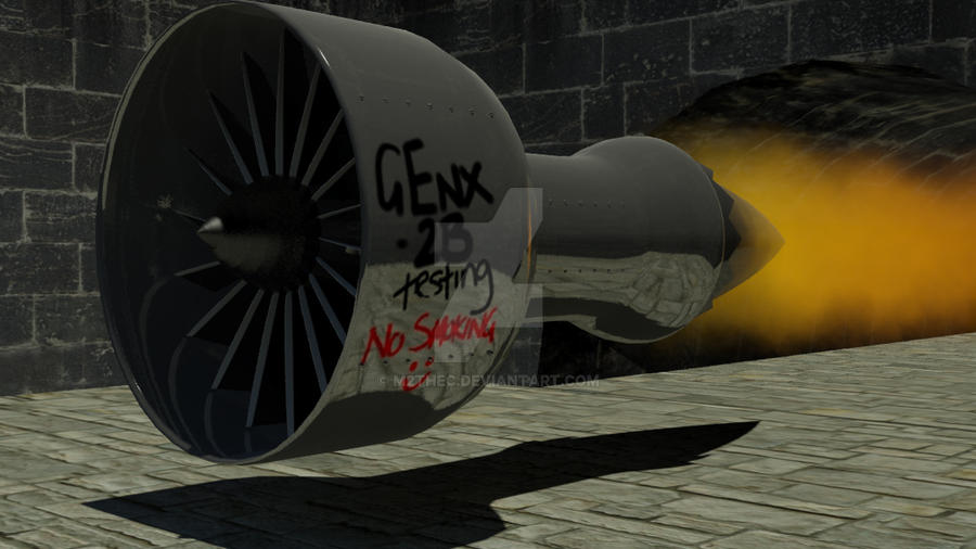 GEnx-2B Engine Model by m2thec on DeviantArt