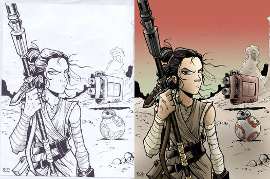 Star Wars Riley - Coloring Sample