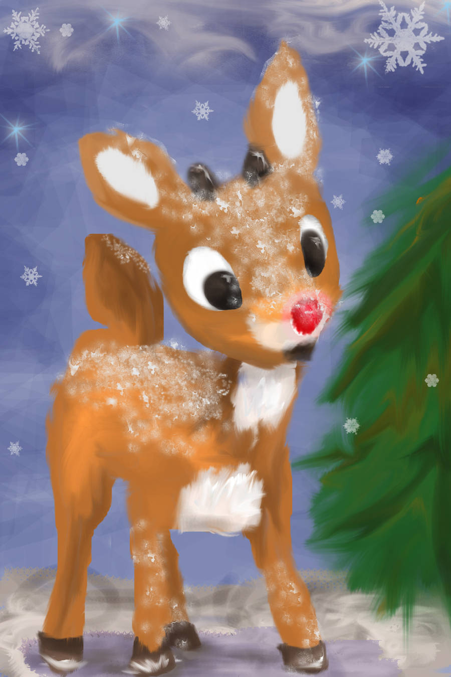 Rudolf the Red Nose Reindeer by Latharion