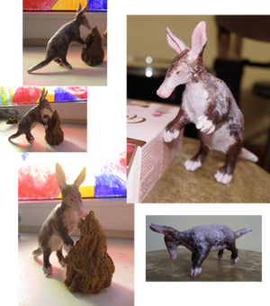 Aardvark sculpture