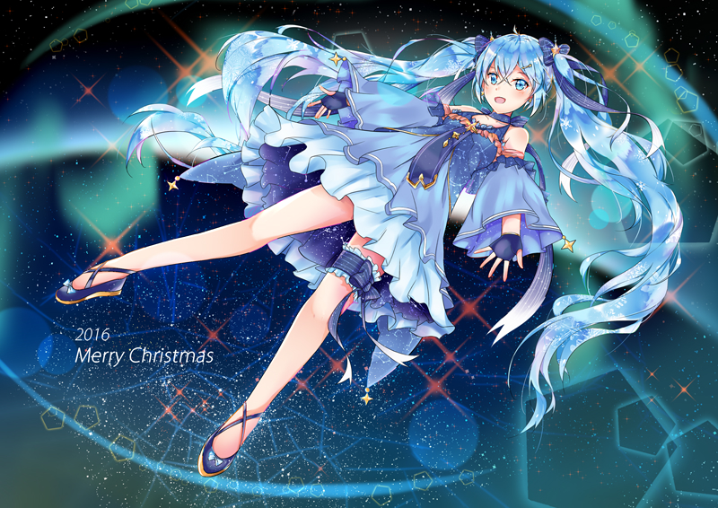 Snow Miku 17 Merry Christmas By Sevensap13 On Deviantart