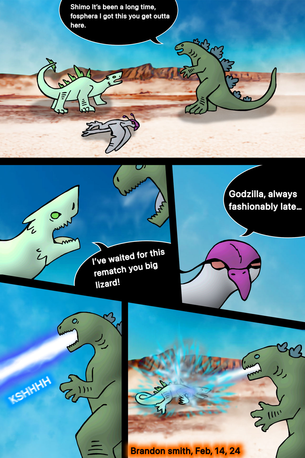 Godzilla Getting Rizzed With Shimo Godzilla vs shimo by Brand0nsm1th on DeviantArt