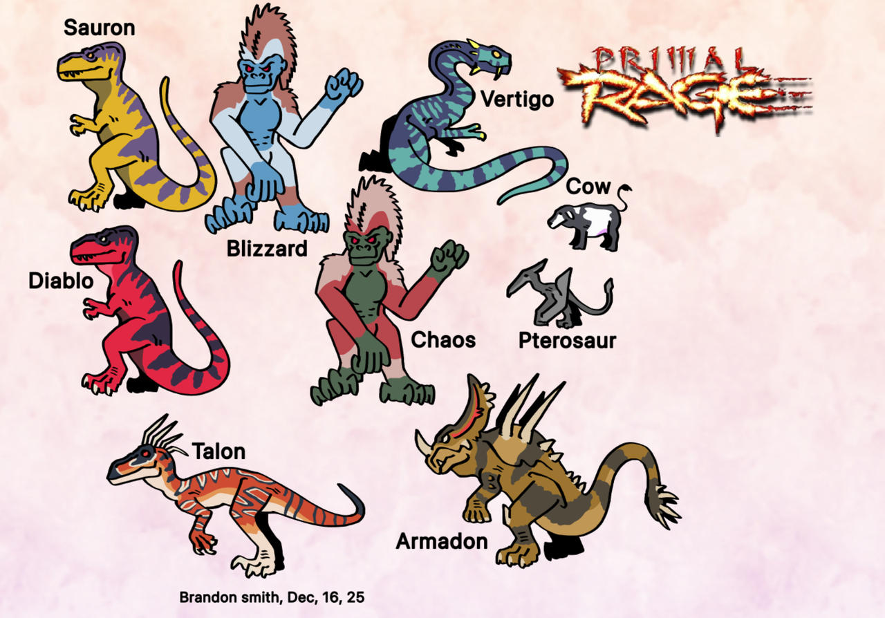 Primal Rage by Brand0nsm1th on DeviantArt