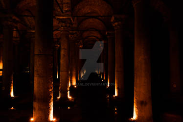 The Basilica Cistern in Istanbul, Turkey