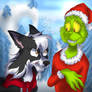 Bob growls at the grinch