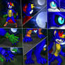 Lightning turned into werecat comic p1