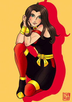 ART TRADE - Lady in Red