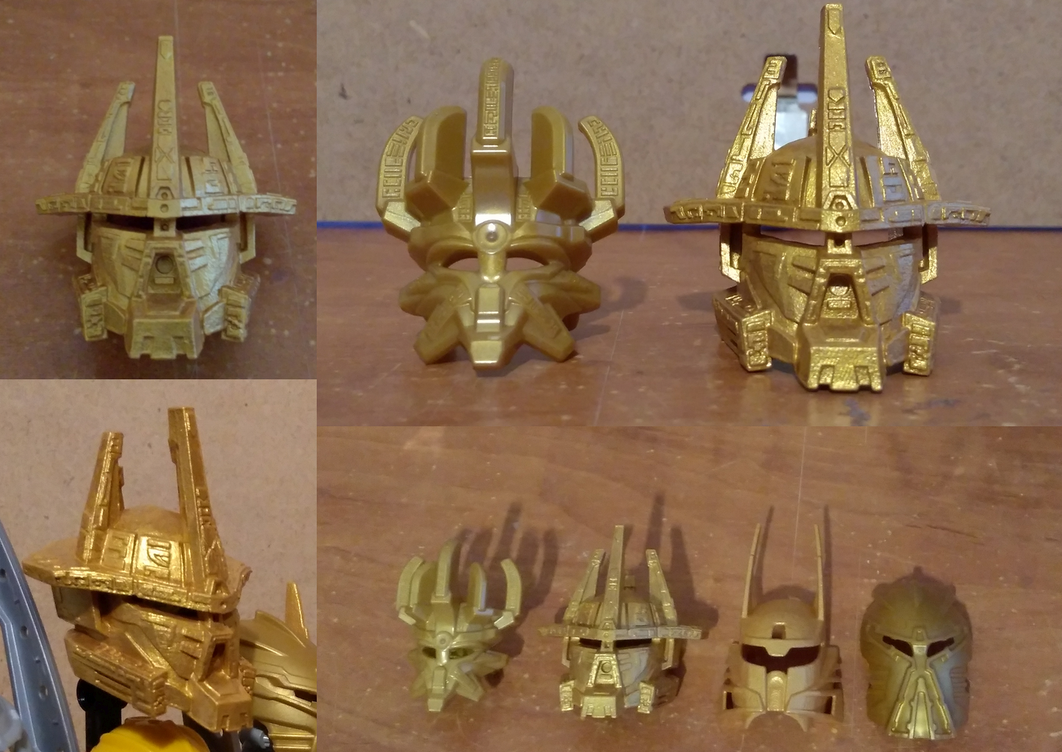 Kærlig frost Forladt Mask of Creation G1 (Canon version) in pearl gold by Ultimo10 on DeviantArt
