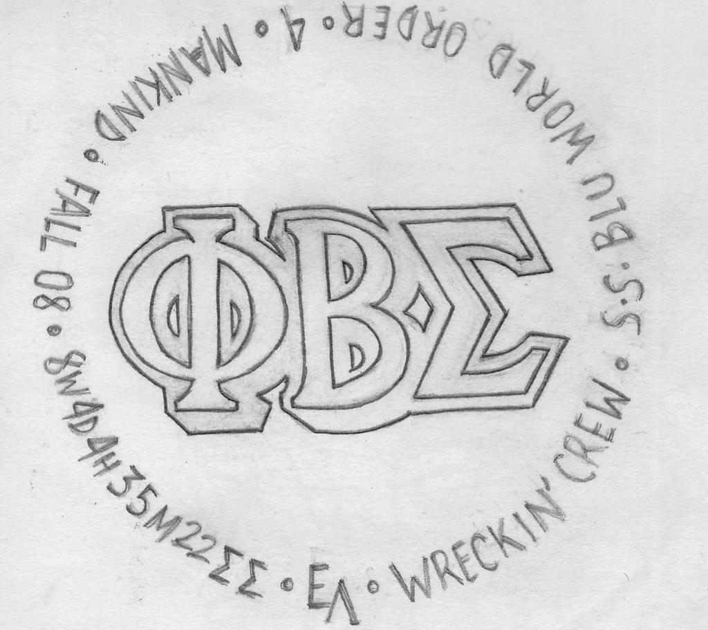 Phi Beta Sigma Tattoo circular