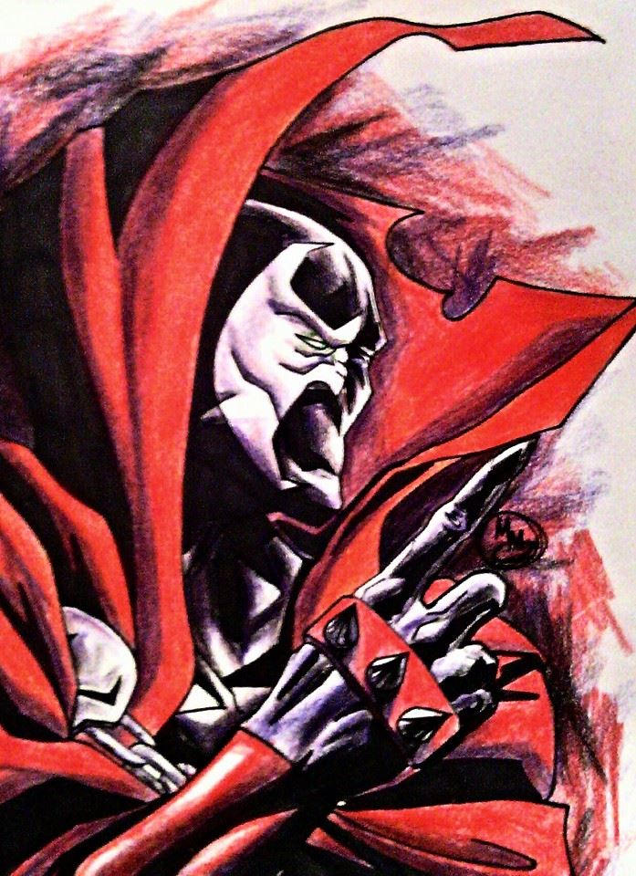 HellSpawn sketch by BluBoiArt on DeviantArt