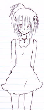 Goth Girl Sketch