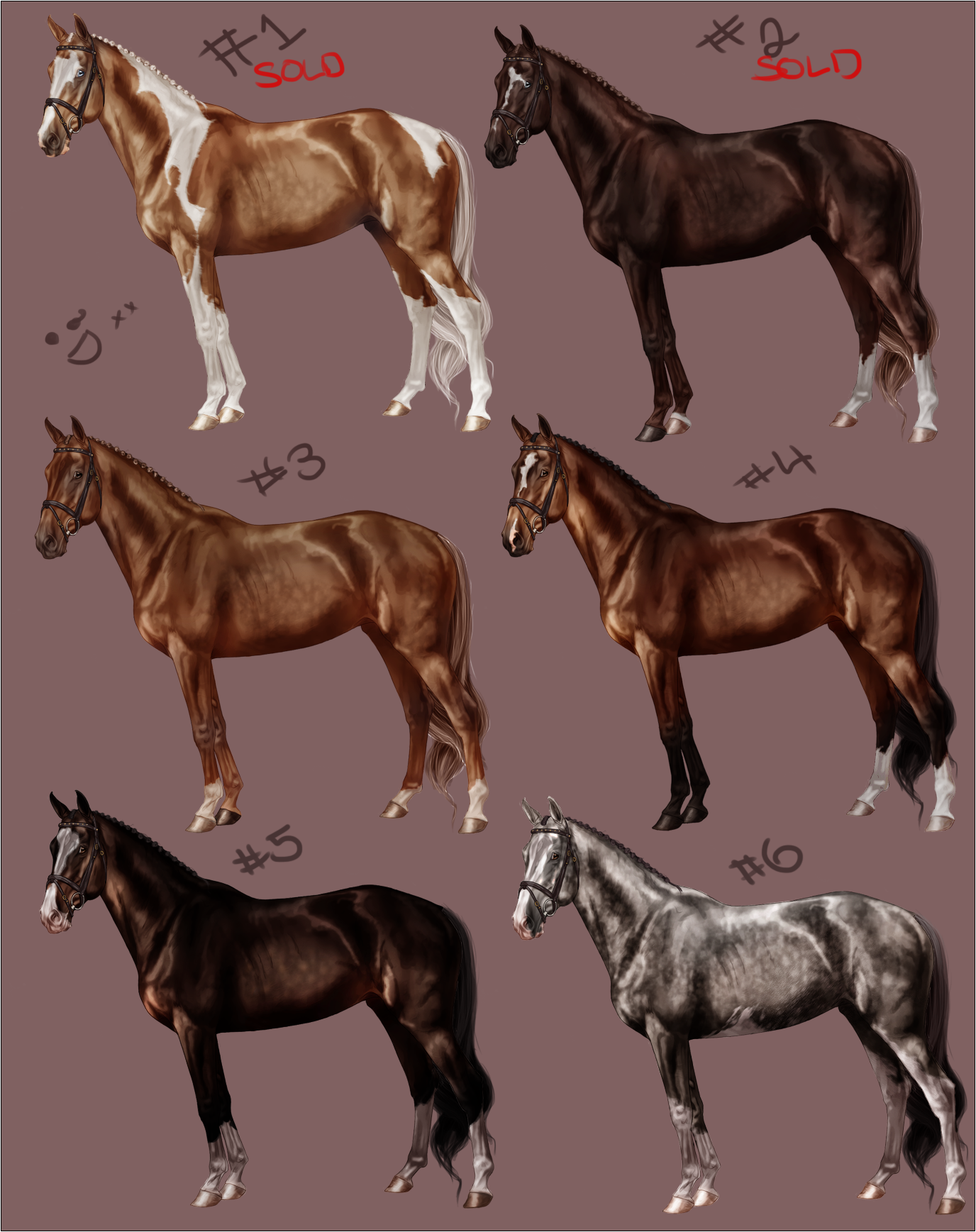 Horse Adoptables! MORE ADDED