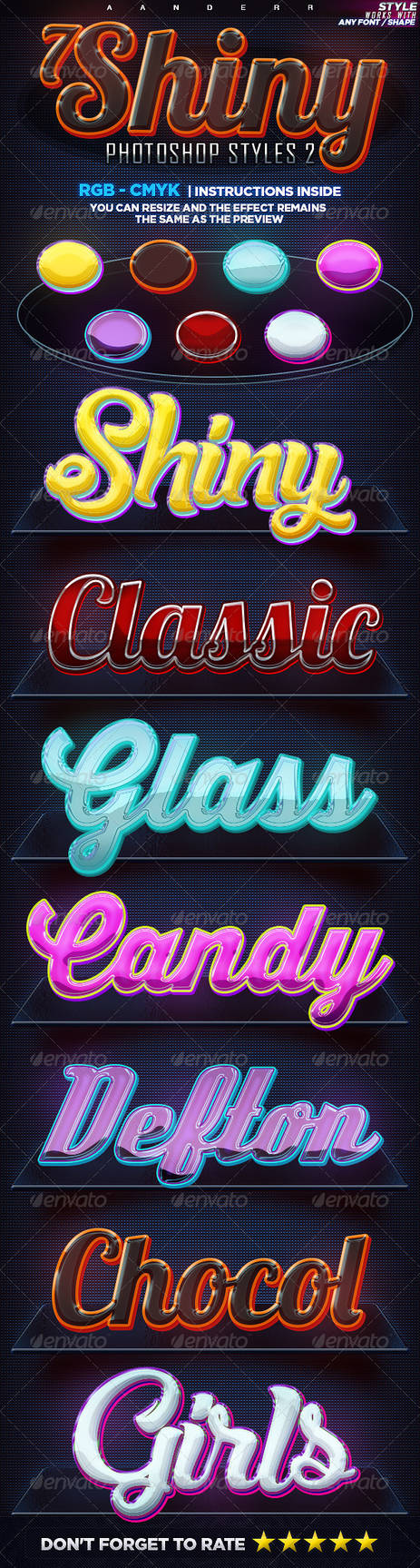 7 Shiny Photoshop Styles 2 by aanderr on DeviantArt